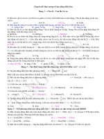 phân loại các dạng dao động cơ