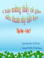 slide tập đọc 5 -rừng ngập mặn _GV V.T Tươi