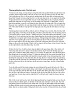 Phương pháp học môn văn hiệu quả