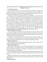 ĐỀ ÁN TỐT NGHIỆP-thực trạng về thị trường chứng khoán Việt Nam năm 2008 đến 2011