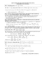 gọi ý giải đề thi học sinh giỏi lớp 11 , Bình định 2011