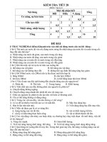 KIỂM TRA VẬT LÍ 8 TIẾT 28 (CÓ MT, ĐÁP ÁN)