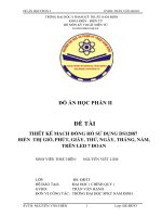 đồng hồ thời gian thực 89c51+ds12887