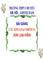 kim loại kềm, kềm  thổ