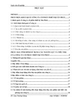 luận văn quản trị kinh doanh Biện pháp thúc đẩy tiêu thụ sản phẩm thiết bị ở công ty cổ phần thiết bị Tân Phát