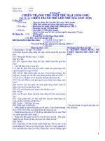 Lịch sử 8 Tiết 31 đến 35