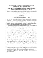 Tác động việc tăng cường an toàn sinh học cho các hộ chăn nuôi gà thịt bán công nghiệp