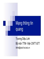 BÁO CÁO-Mạng thông tin quang