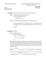 Đề kiểm tra chất lượng nửa học kì II