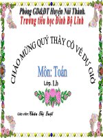 Bài giảng có lời văn