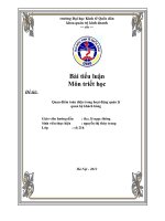 luận văn quản trị kinh doanh Quan điểm toàn diện trong hoạt động quản lý quan hệ khách hàng