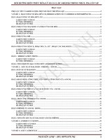 HÓA HỮU CƠ LUYỆN THI ĐẠI HỌC 2015