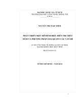 Phát triển một mô hình biểu diễn tri thức hàm và phương pháp giải quyết các vấn đề