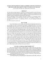Sử dụng phương pháp in-vitro gas production để xác định giá trị năng lượng trao đổi của thức ăn cho gia súc nhai lại