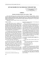 KẾT QUẢ NGHIÊN CỨU TẠO GIỐNG ĐẬU TƯƠNG MỚI TN08