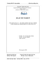 đồ án tự động hóa Ứng dụng plc s7 – 200. điều khiển cho quá trình công nghệ máy định hình lưu hóa lốp ô tô