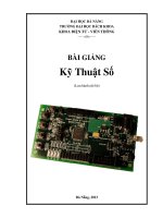BÀI GIẢNG Kỹ Thuật Số