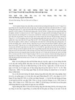 Xác định chế độ nuôi dưỡng thích hợp đối với ngan và vịt CV Super M nuôi thịt trong điều kiện chăn nuôi tập trung