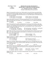 bai KT so 6 HSG Sinh 12 (phan trac nghiem)