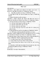 luận văn kế toán Hoàn thiện kế toán chi phí sản xuất kinh doanh – tính giá thành sản phẩm tại Công ty TNHH ĐẬU THẮM