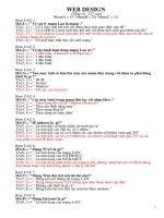 BÀI BÁO CÁO-THIẾT KẾ WEB
