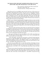 BÀI BÁO CÁO-THIẾT KẾ QUY HOẠCH ĐỒNG BẰNG SÔNG CỬU LONG