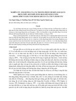 Nghiên cứu ảnh hưởng của các phương pháp chế biến, bảo quản (dịch chiết, bột khô, dung dịch) đến hàm lượng kháng sinh và khả năng kháng khuẩn của tỏi và hành tây