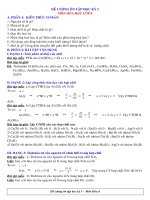 đề cương ôn tập học kỳ i môn hóa học lớp 8