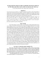 Sử dụng phương pháp in-vitro gas production để xác định tỷ lệ tiêu hóa chất hữu cơ của thức ăn cho gia súc nhai lại