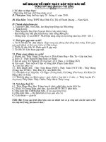 Dự kiến nhân sự cho buổi Gặp mặt dâu rể