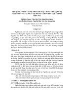 Kết quả bảo tồn và thụ tinh cho ngựa bằng tinh cọng rạ nghiên cứu và sản xuất tại trung tâm nghiên cứu và PTCN Miền Núi