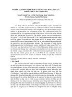 Nghiên cứu đông lạnh tế bào trứng trâu đầm lầy bằng phương pháp thủy tinh hóa