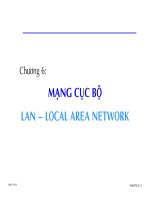 BÁO CÁO-CHƯƠNG 6-MẠNG CỤC BỘ-LAN – LOCAL AREA NETWORK