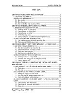 ĐỀ ÁN TỐT NGHIỆP -THIẾT KẾ MÁY