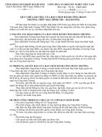 Quy chế làm việc của BCH Công đoàn 2011