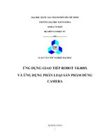 ỨNG DỤNG GIAO TIẾP ROBOT YK400X và ỨNG DỤNG PHÂN LOẠI sản PHẨM BẰNG CAMERA