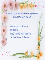 slide LTVC 4 -bài động từ _Gv T.T.N Tình