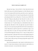 THỰC TRẠNG VÀ MỘT SỐ ĐỀ XUẤT VỀ QUẢN LÝ VÀ KHẢ NĂNG ÁP DỤNG CƠ CHẾ TRẢ DỊCH VỤ MÔI TRƯỜNG TẠI ĐẦM PHÁ TAM GIANG  CẦU HAI TỈNH THỪA THIÊN HUẾ