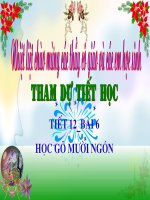 Bài 6 học gõ 10 ngón