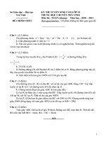 Thi Vào Trường Chuyên Trà Vinh