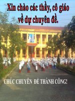 BÀI GIẢNG MINH HỌA CHUYÊN ĐỀ ĐỔI MỚI PHƯƠNG PHÁP DẠY HỌC   MỘT SỐ BIỆN PHÁP HƯỚNG DẪN  HỌC SINH HỌC TỐT  MÔN TẬP ĐỌC LỚP 4. Bài:” Có trí thì nên”