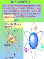 Giáo án bồi dưỡng thao giảng, thi giáo viên hoá học 8 bài 4 Nguyên tử (13)
