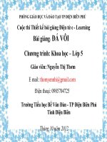 slide khoa học 5 -đá vôi _Gv N.T Thơm