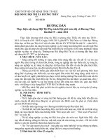 Hướng dẫn Hội thi TPT Đội giỏi TX Hương Thủy 2010-2011