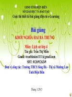 slide lịch sử 4 -kn hai bà trưng _Gv T.T Miền