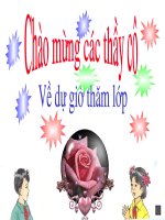 Môi trường sống và sự vận dộng di chuyển