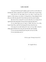 “Nghiên cứu, áp dụng sản xuất sạch hơn tại công ty TNHH tiến hải, huyện thanh thủy, tỉnh phú thọ