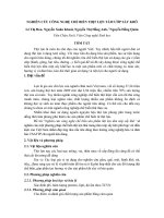 Nghiên cứu công nghệ chế biến bột thịt lợn tẩm ướp sấy khô