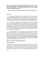 Kết quả bước đầu đánh giá một số chỉ tiêu sinh sản của đàn cái thuần Brahman và Droughtmaster ngoại nhập và khả năng sinh trưởng của bê thuần sinh ra từ đàn cái này nuôi tại thành phố Hồ Chí Minh