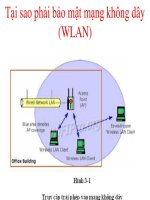 BÁO CÁO-CÔNG NGHỆ WLAN-MẠNG MÁY TÍNH